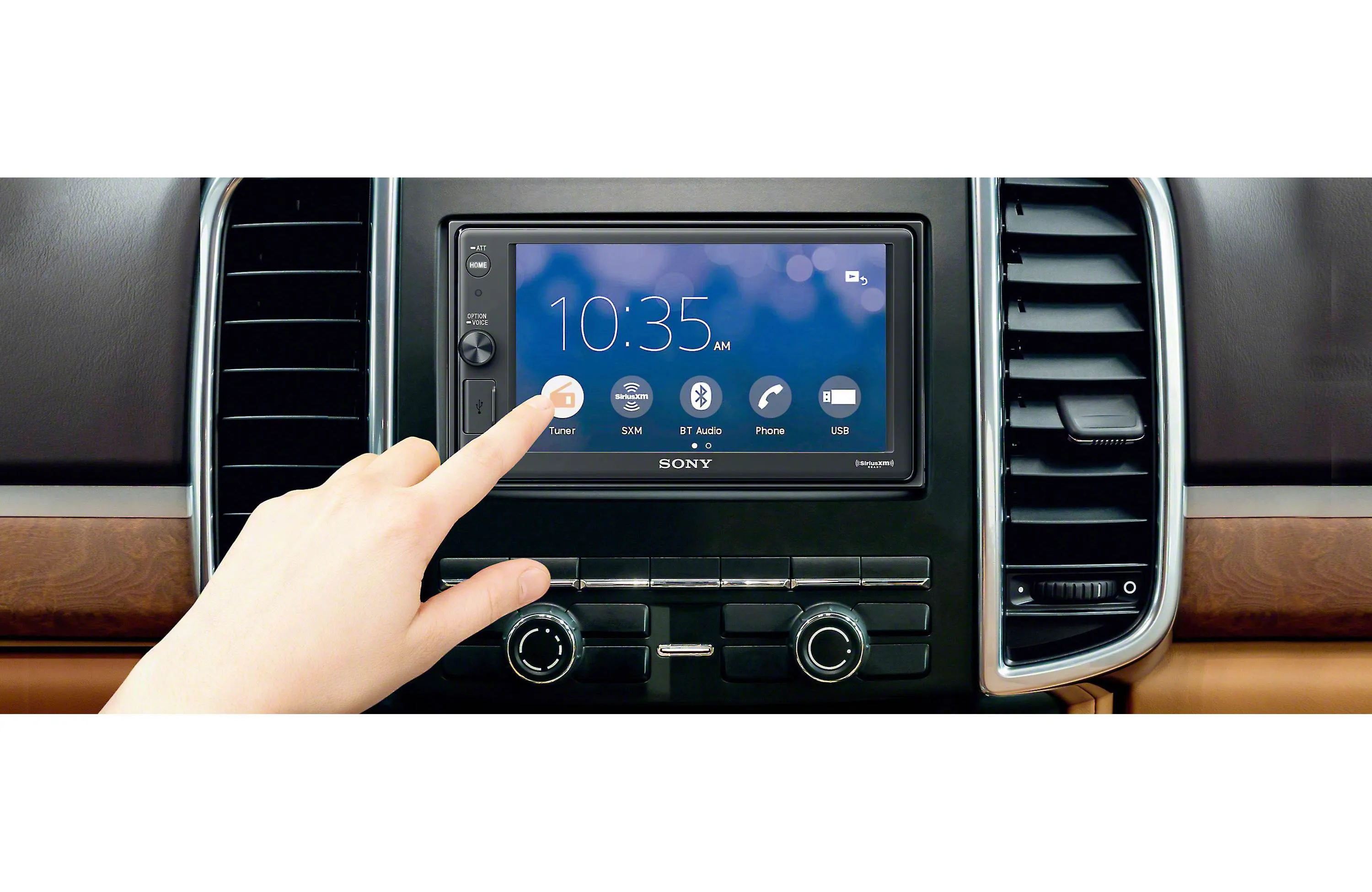 Sony XAV-AX1000 6.2" Apple CarPlay Media Receiver with Bluetooth
