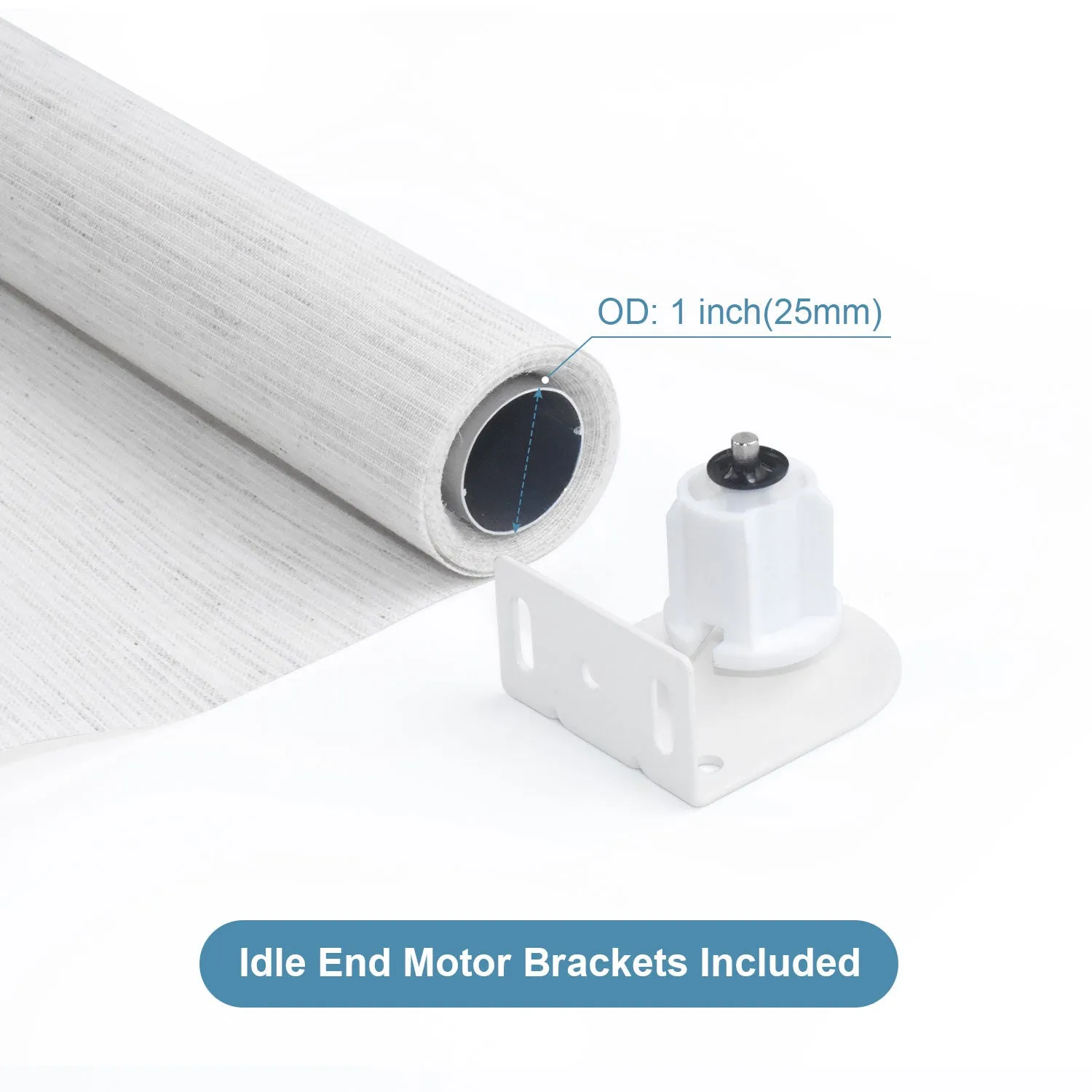 Sortfle Window Roller Blinds/Shade  Brackets for  Motorized Roller Blind/Shade 25mm-45mm Blinds Bracket