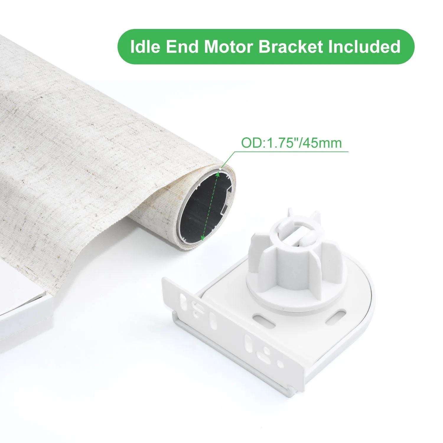 Sortfle Window Roller Blinds/Shade  Brackets for  Motorized Roller Blind/Shade 25mm-45mm Blinds Bracket