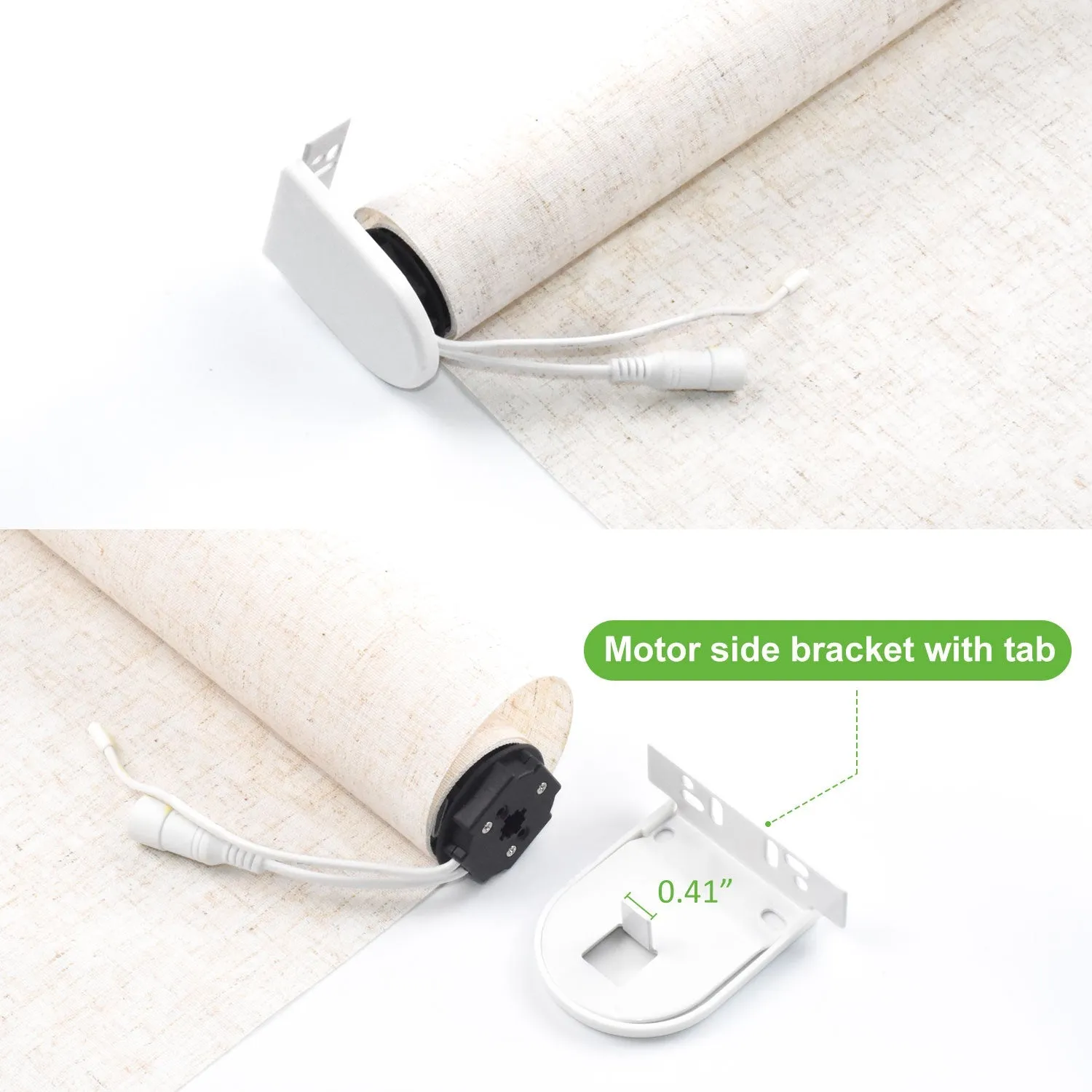 Sortfle Window Roller Blinds/Shade  Brackets for  Motorized Roller Blind/Shade 25mm-45mm Blinds Bracket