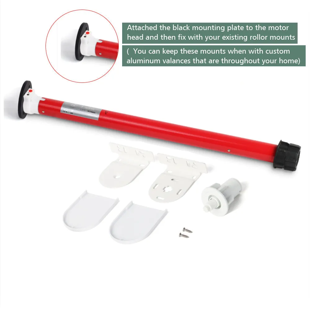 Sortfle Window Roller Blinds/Shade  Brackets for  Motorized Roller Blind/Shade 25mm-45mm Blinds Bracket