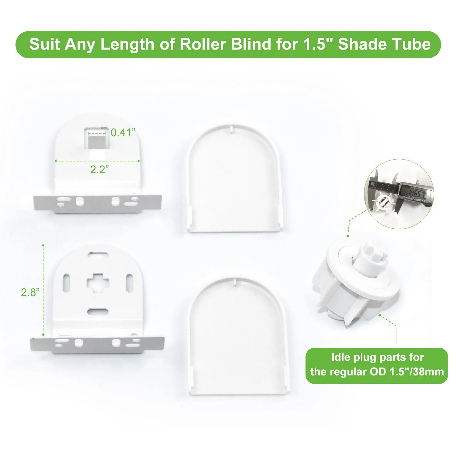 Sortfle Window Roller Blinds/Shade  Brackets for  Motorized Roller Blind/Shade 25mm-45mm Blinds Bracket