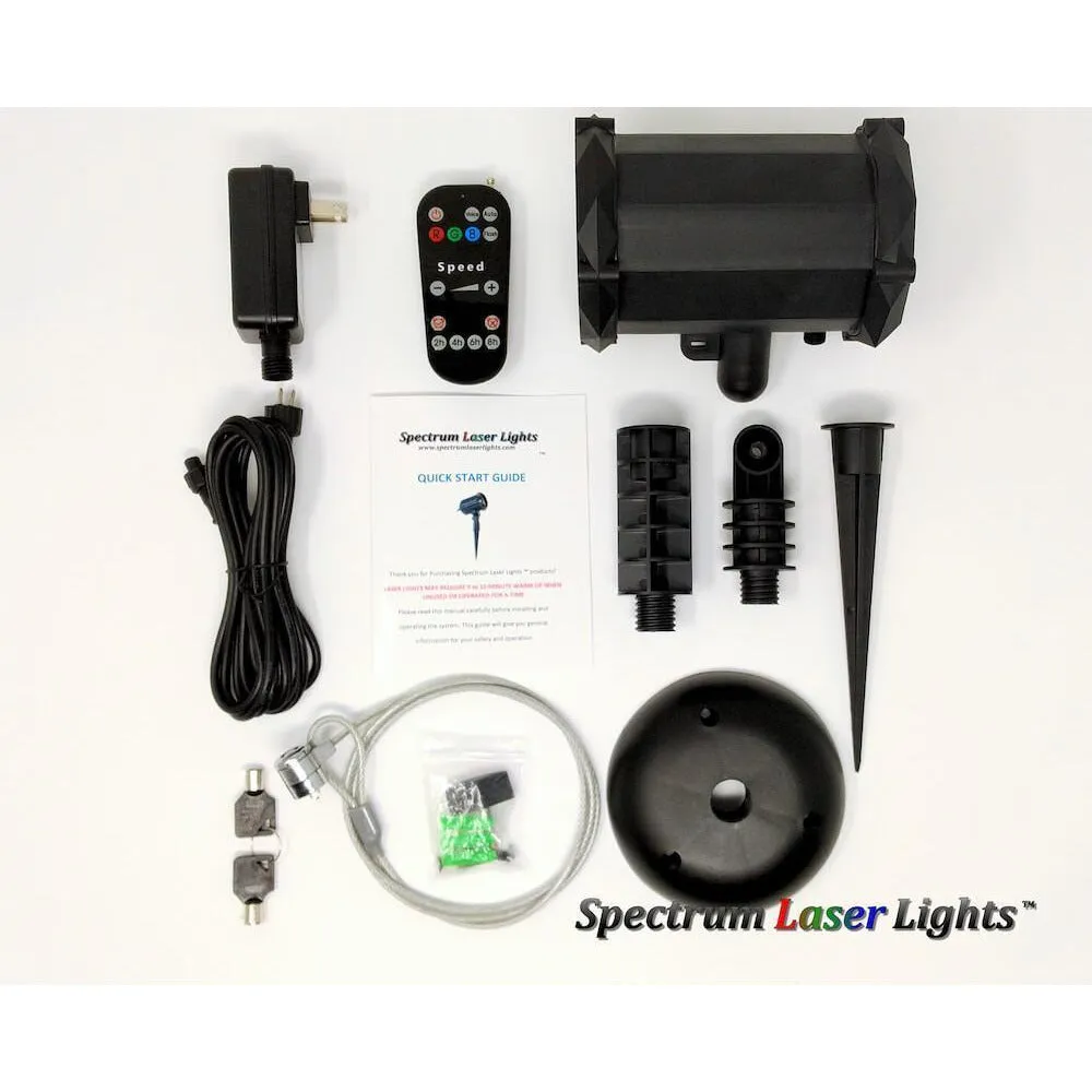 Spectrum RGB Moving 18 Pattern Laser Projector with Bluetooth Speaker (SL-38)