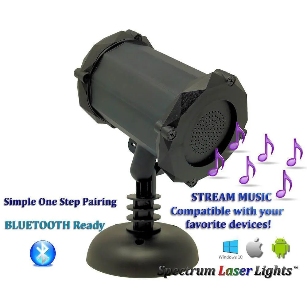 Spectrum RGB Moving 18 Pattern Laser Projector with Bluetooth Speaker (SL-38)
