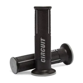 Speed Racing Universal Motorcycle Handlebar Grips - Black Grey
