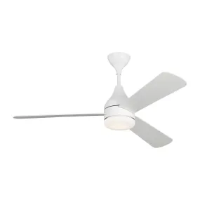 Streaming Smart 52" Ceiling Fan in Matte White