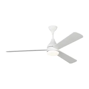 Streaming Smart 60" Ceiling Fan in Matte White