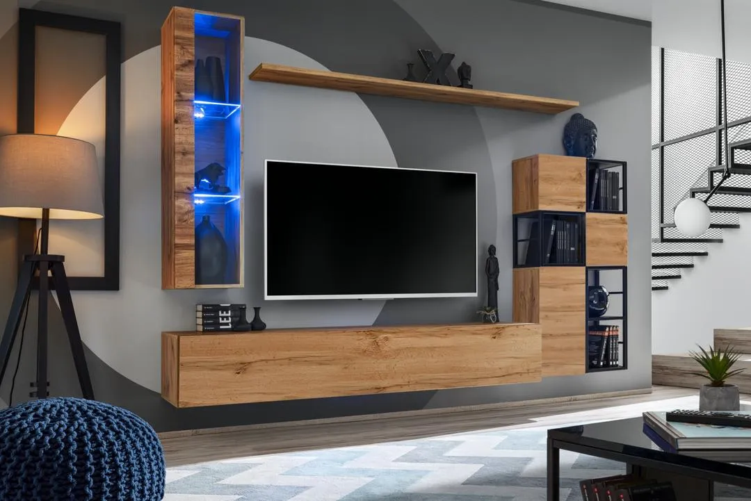 Switch Metal II Entertainment Unit For TVs Up To 75"