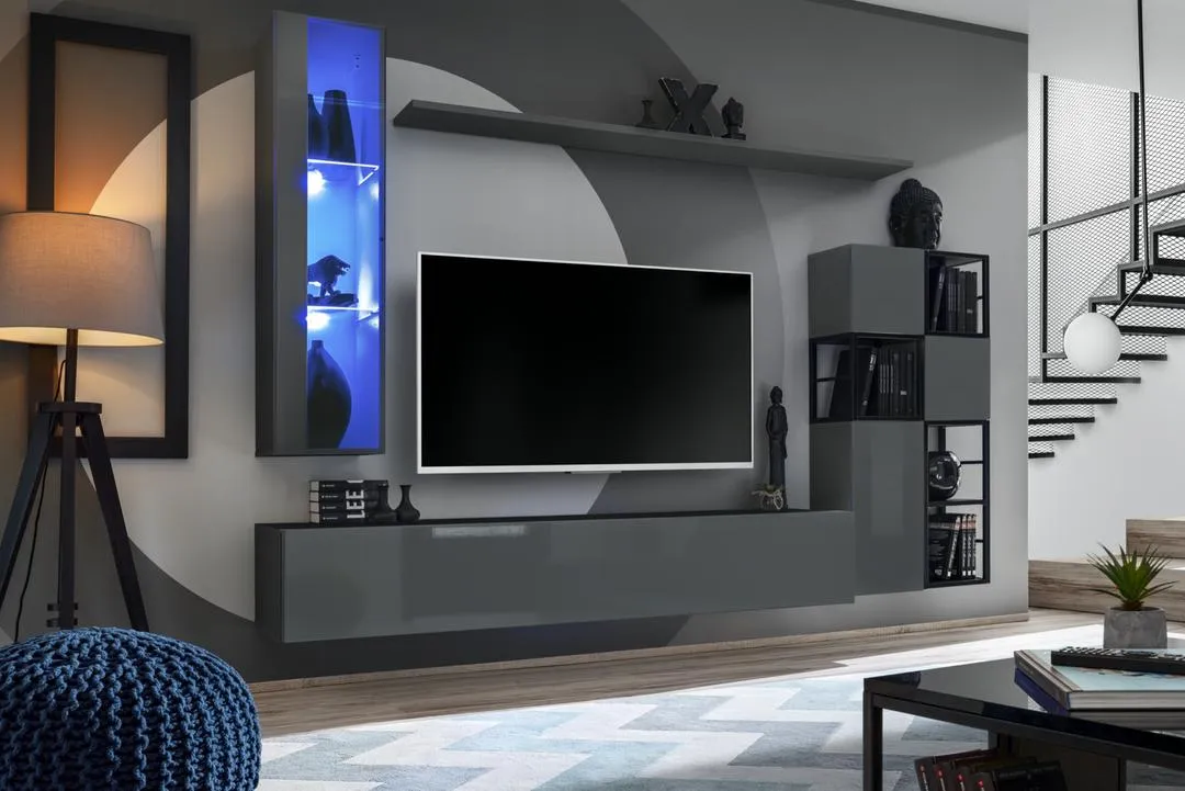 Switch Metal II Entertainment Unit For TVs Up To 75"