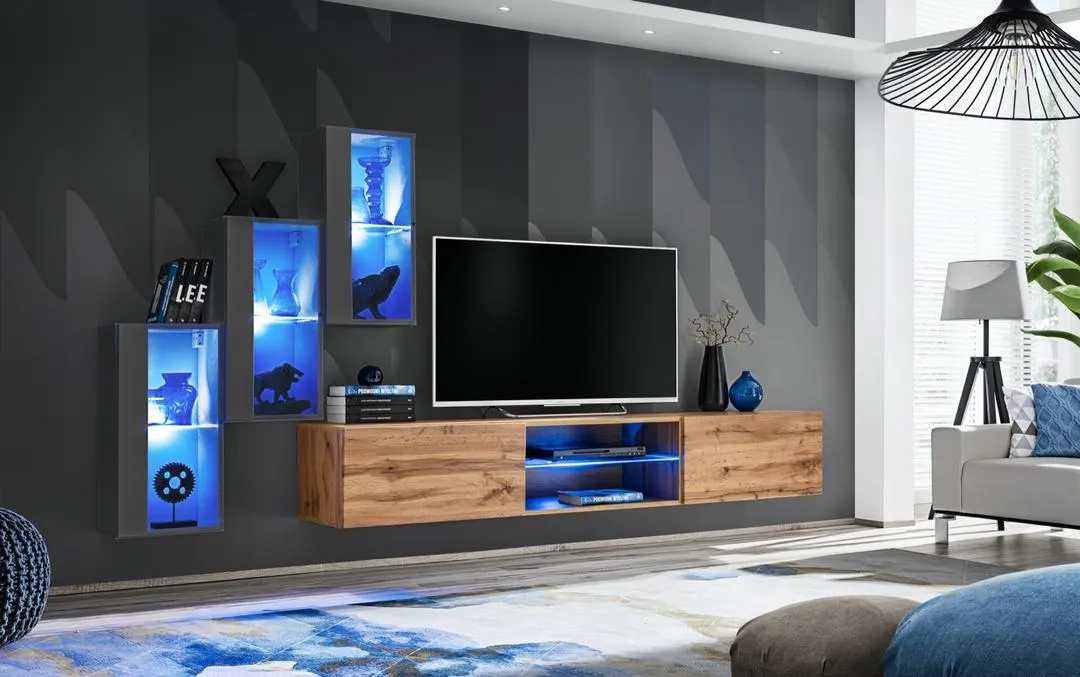 Switch XXII Wall Entertainment Unit For TVs Up To 60"