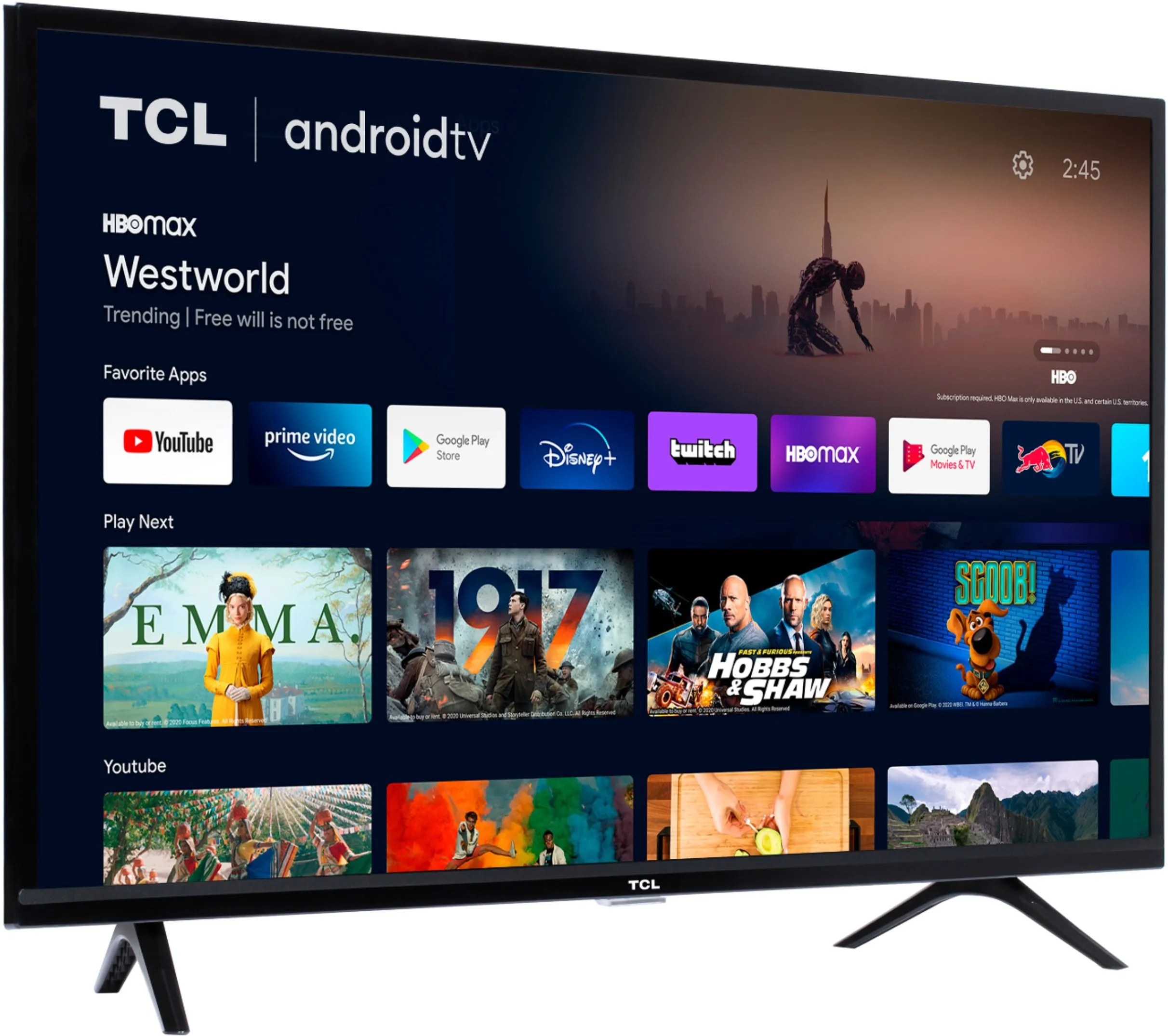 TCL 40" Class 3-Series Full HD Smart Android TV(Refurbished)Tv's ONLY for delivery in San Diego and Tijuana