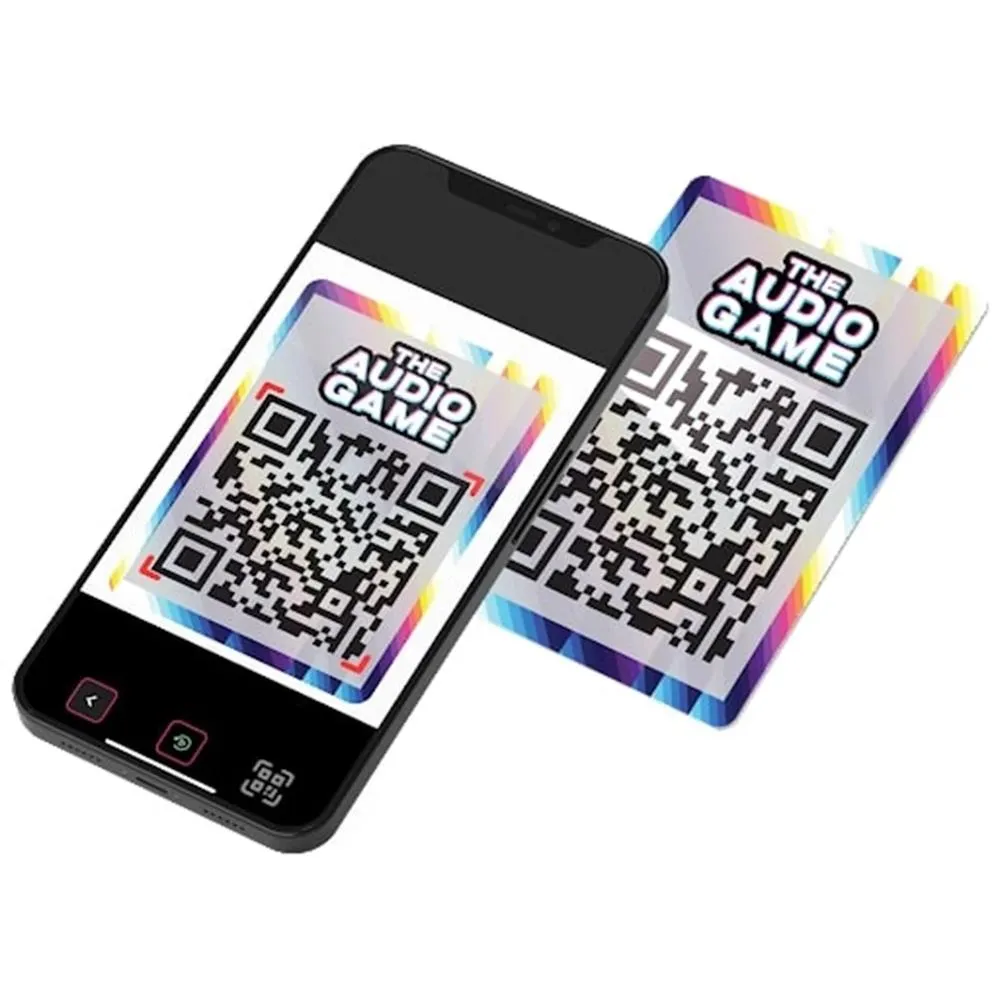 The Audio Game Card Game with QR Code App