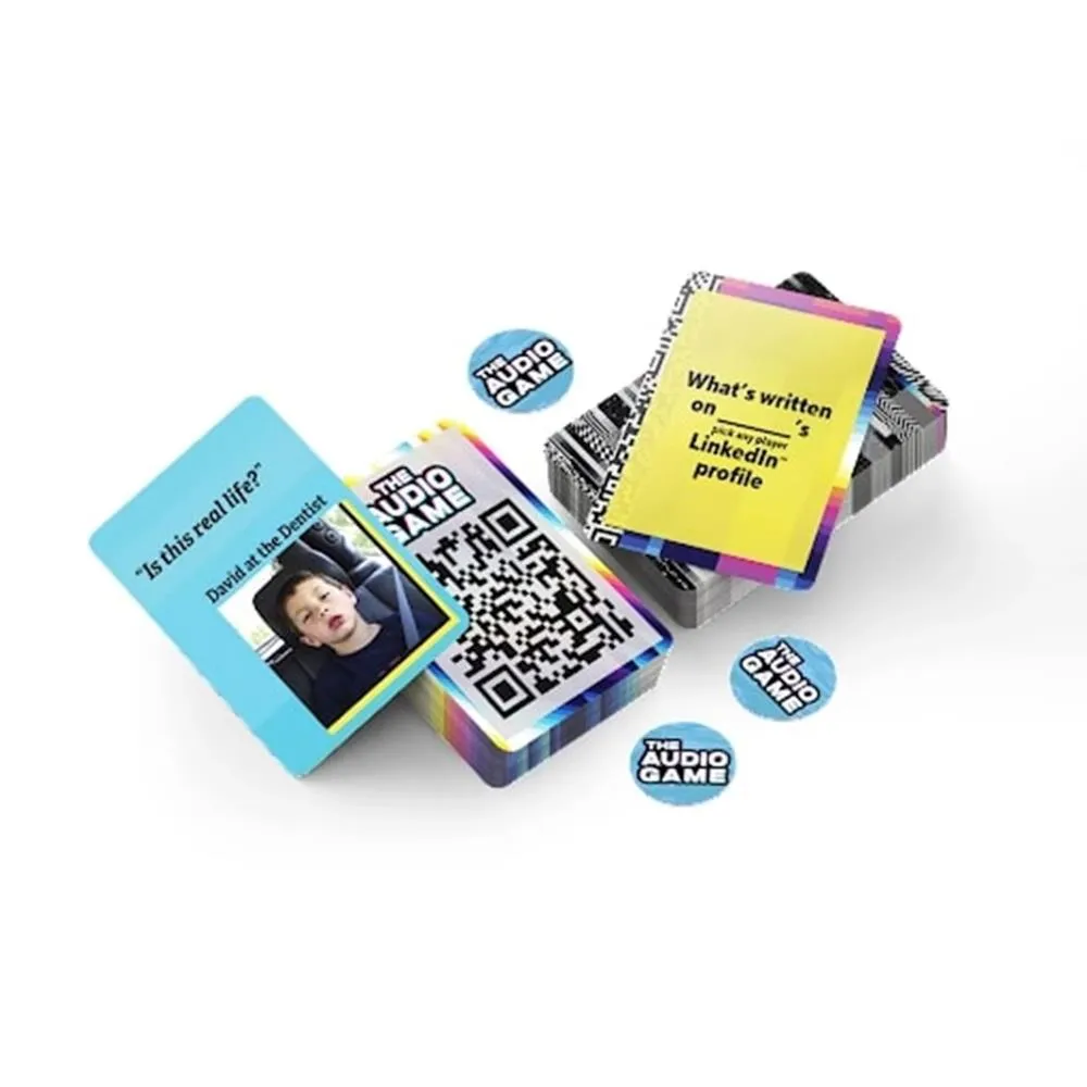 The Audio Game Card Game with QR Code App