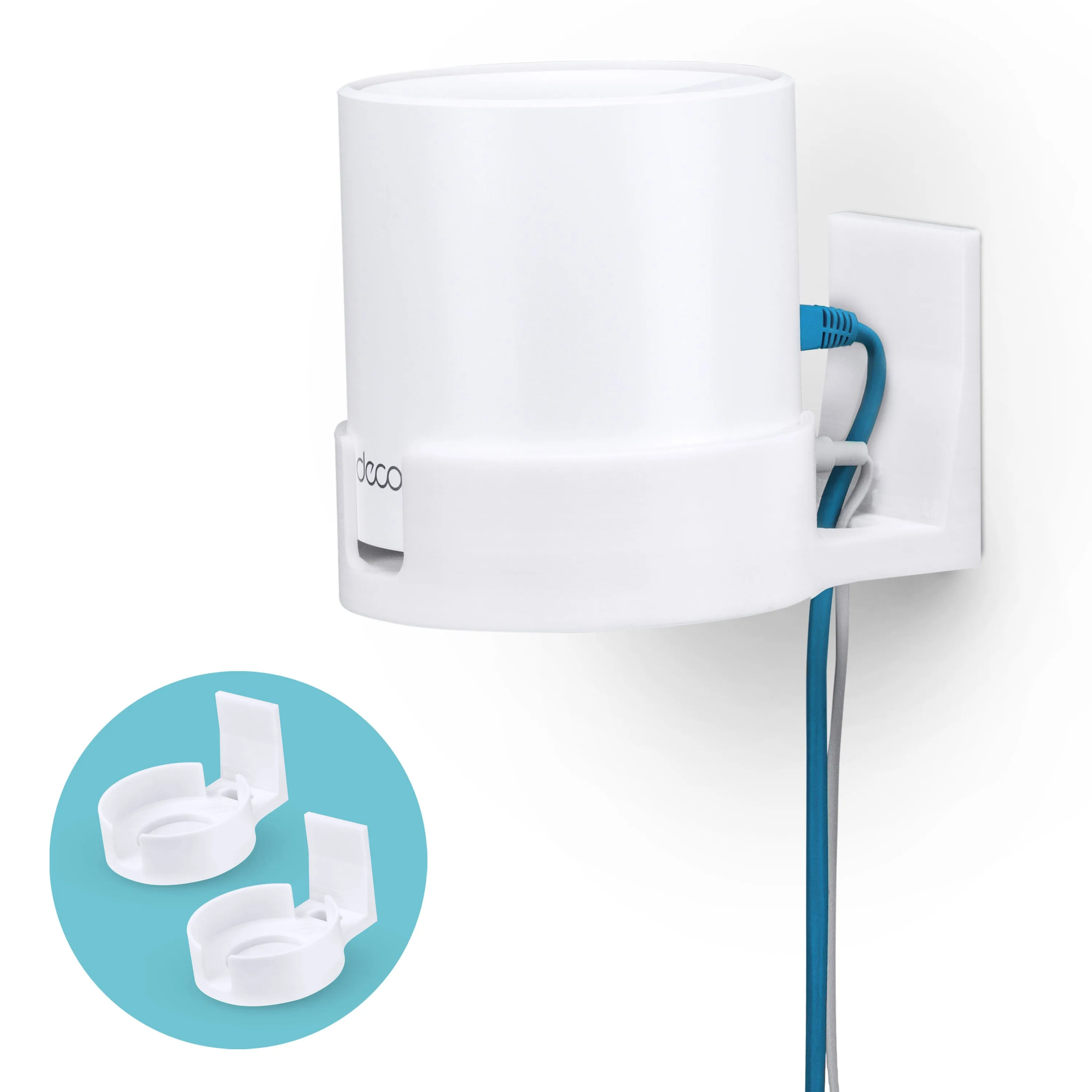 TP-Link Deco X20 & X60 Adhesive Wall Mount Holder - Easy To Install