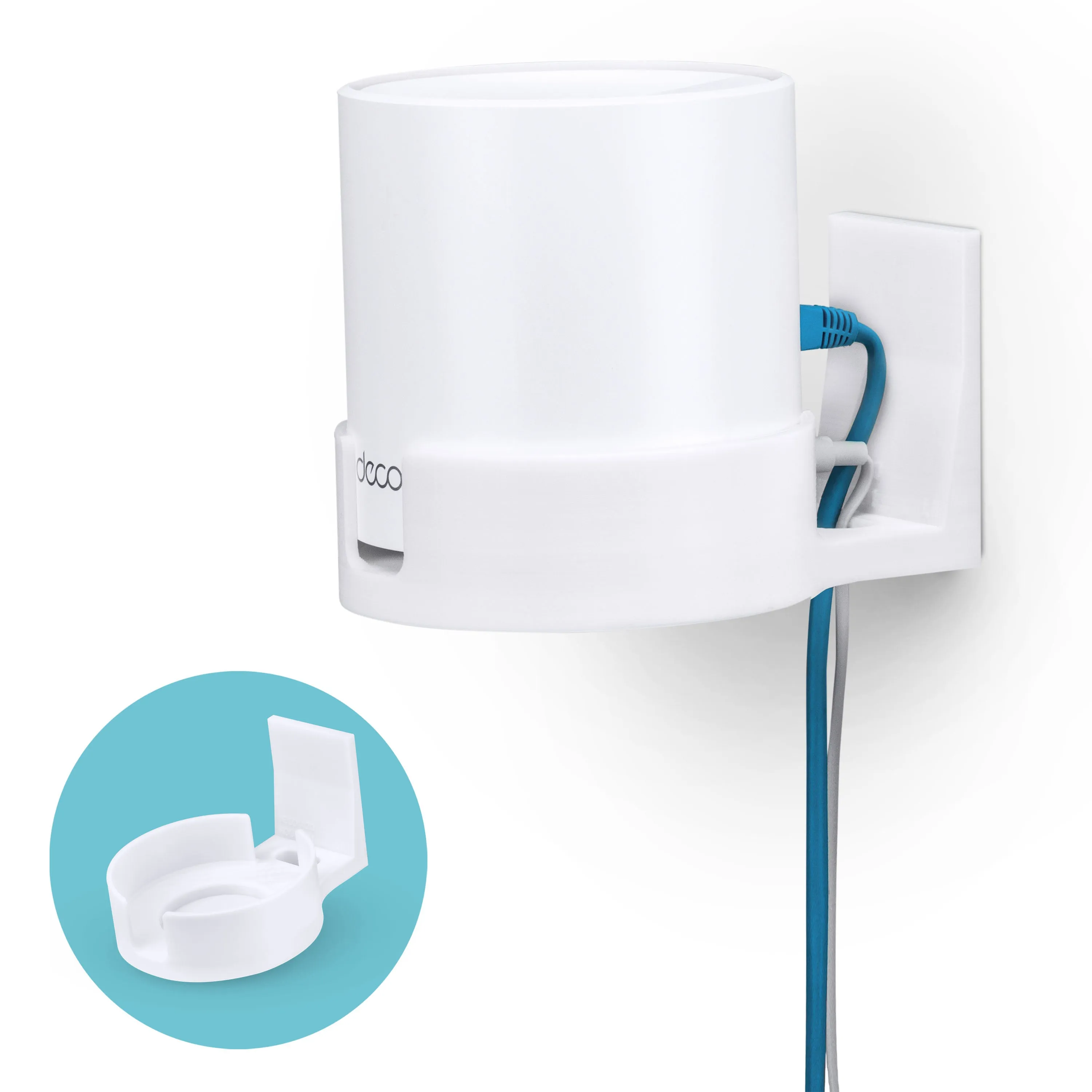TP-Link Deco X20 & X60 Adhesive Wall Mount Holder - Easy To Install