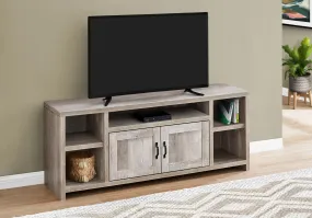 Tv Stand - 60"L / Taupe Reclaimed Wood-Look