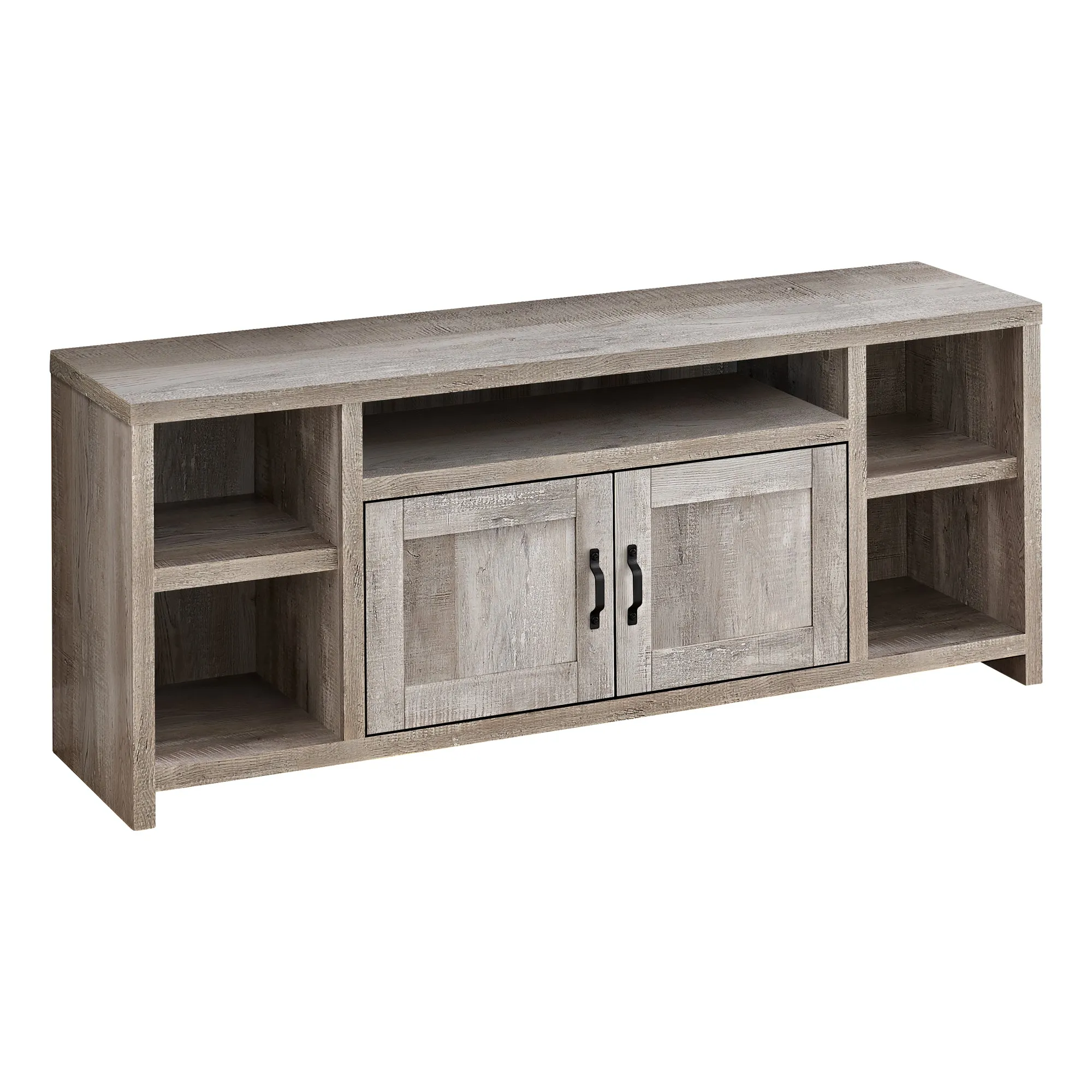 Tv Stand - 60"L / Taupe Reclaimed Wood-Look