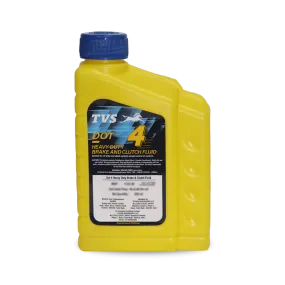 TVS DOT4 - Heavy Duty Brake and Clutch Fluid 100ml.