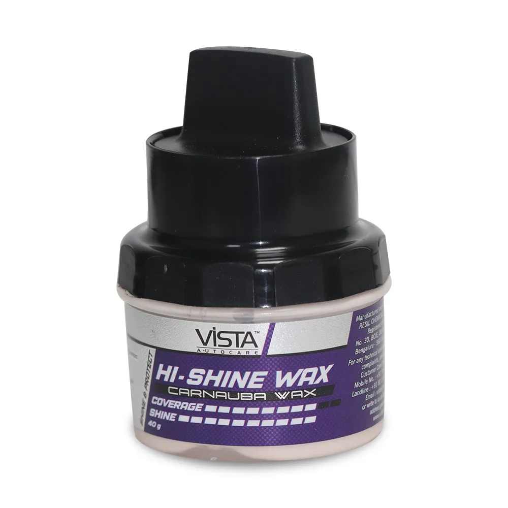 TVS Hi Shine Wax Net Weight: 40gr. - Carnauba Wax