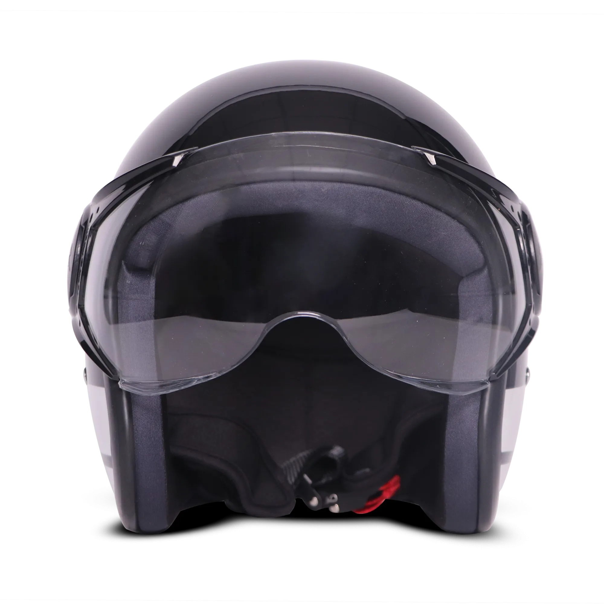 TVS J110 Half Face Helmet, Lunar White Gloss