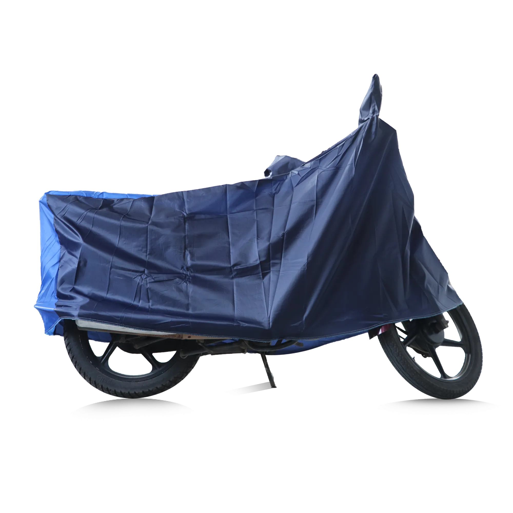 TVS Vehicle Cover, Color: Navy Blue with Royal Blue - SC