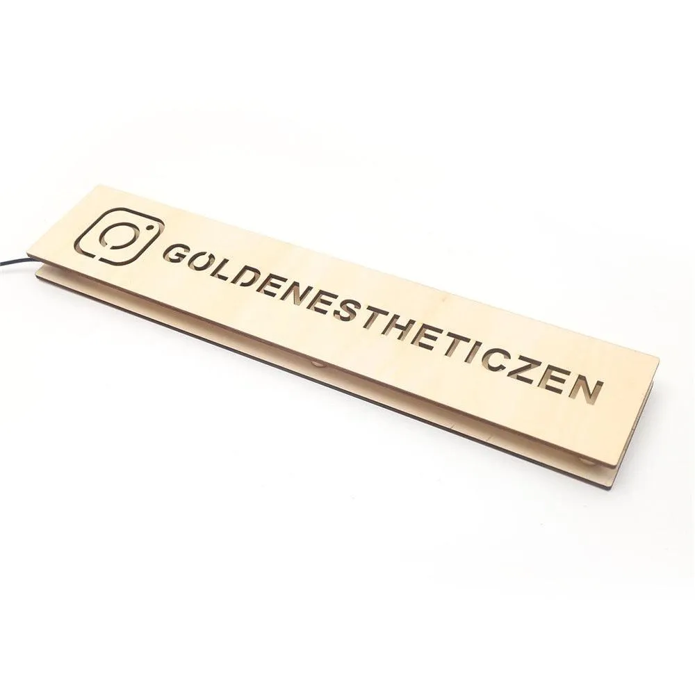 Twitch LED, Live Stream Light, Gamer Tag, YouTube Channel Light, Username Light for Live Streaming