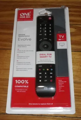 Universal Digital & Smart TV Programmable Remote Control - Part # URC7115