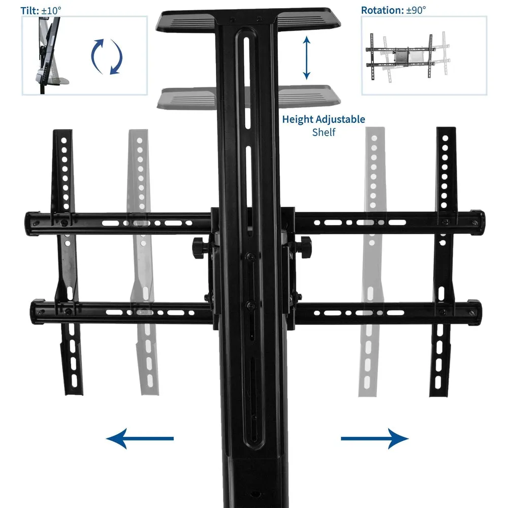 VIVO TV Cart for 37" to 70" Screens, STAND-TV09B