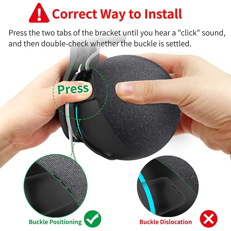 Wall Mount For Alexa Echo Dot 4