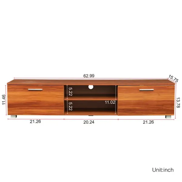Walnut TV Stand – Wooden Design