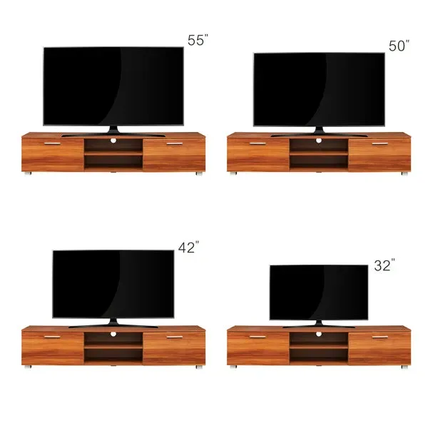 Walnut TV Stand – Wooden Design