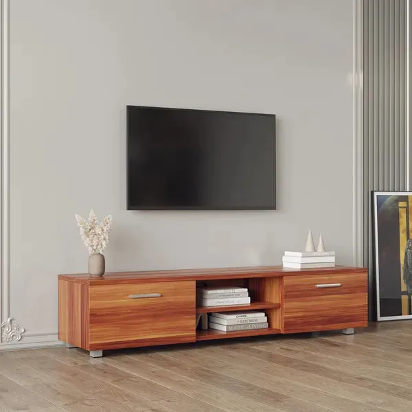 Walnut TV Stand – Wooden Design