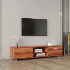Walnut TV Stand – Wooden Design