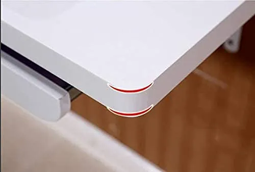 White Table Top Best for Folding Table Brackets, Centre Coffee Table Top Both Side White Laminated MDF Board 19" WX32 LX17mm H Glossy Finish (ONLY TOP NO Brackets)