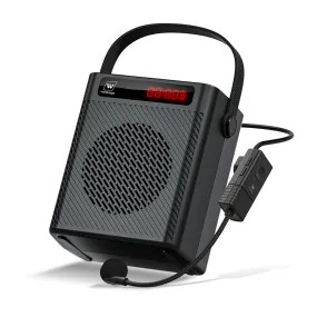 WinBridge S93 Voice Amplifier Wireless Microphone 30W Portable Lightweight Bluetooth 5.3 Mini Pa System for Teachers, 2900mAh Rechargeable Small Speaker with Headset Mic for Classroom, Speaking