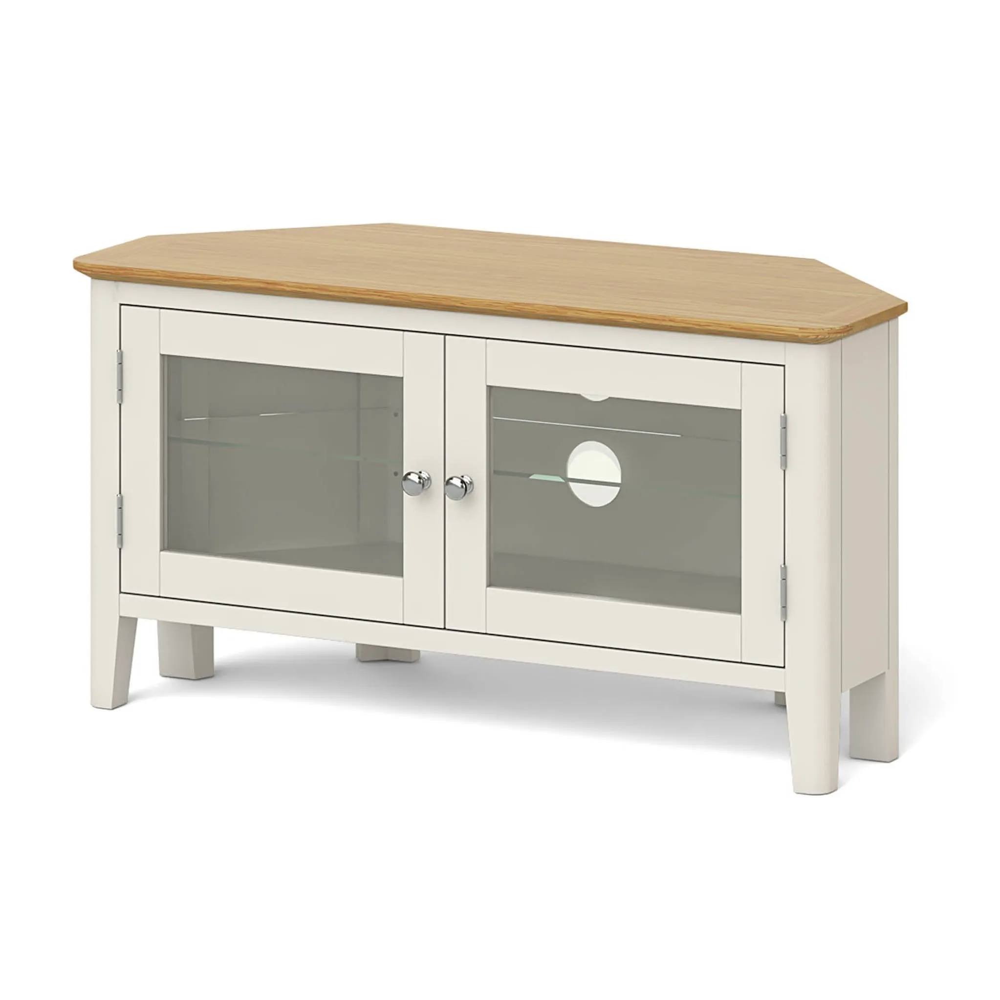 Windsor Cream 95cm Corner TV Stand
