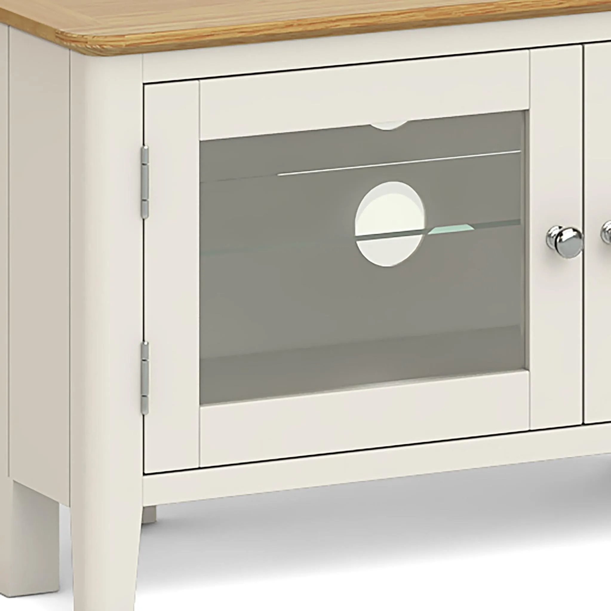 Windsor Cream 95cm Corner TV Stand