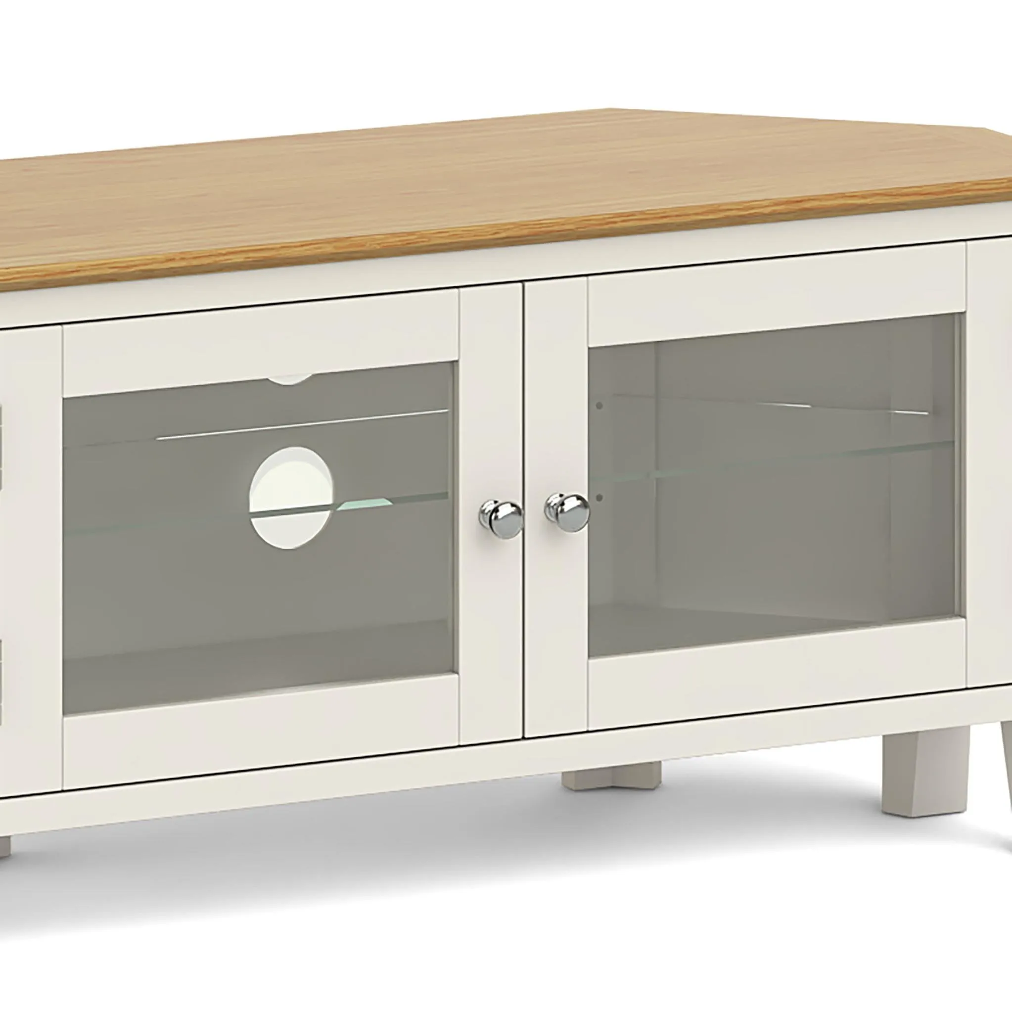 Windsor Cream 95cm Corner TV Stand