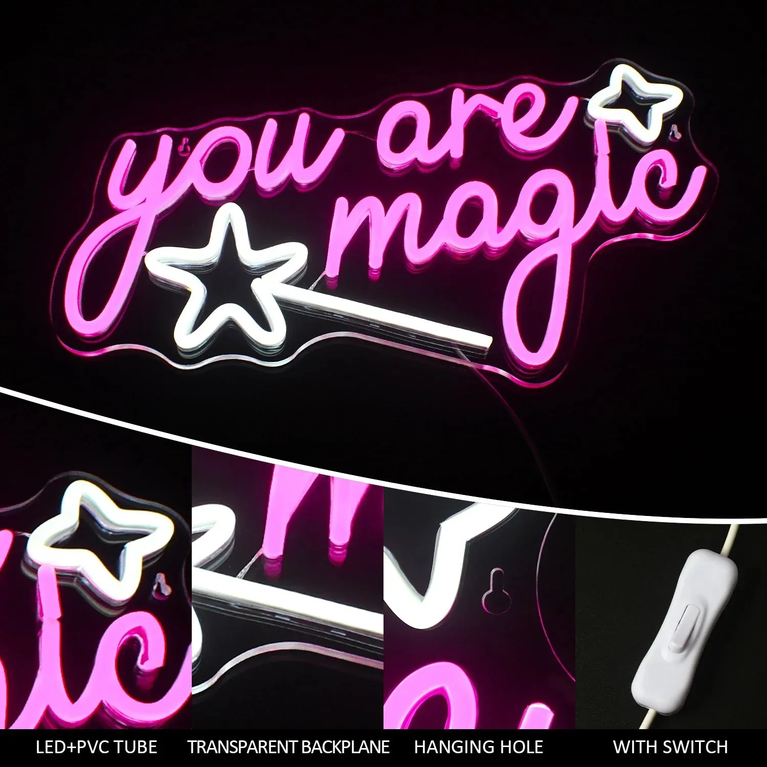 You Are Magic Kawaii LED Sign